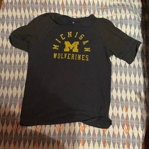 Michigan wolverines sleep shirt